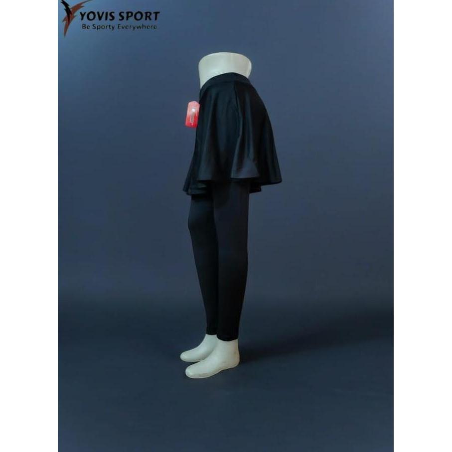 Legging Rok Olahraga Senam Wanita Zumba / Legging Celana Trening Cewek Aerobic / Bawahan Muslimah Sp