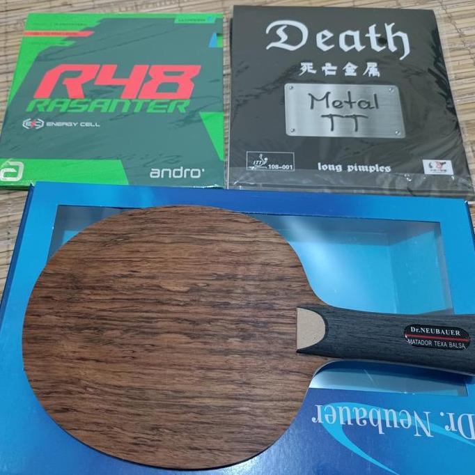PAKET BET TENIS MEJA DR NEUBAUER MATADOR TEXA BALSA PLUS ANDRO
