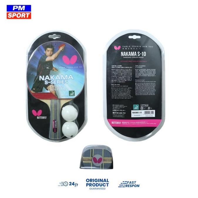 Bet Tenis Meja / Bat Pingpong Butterfly Nakama S-10