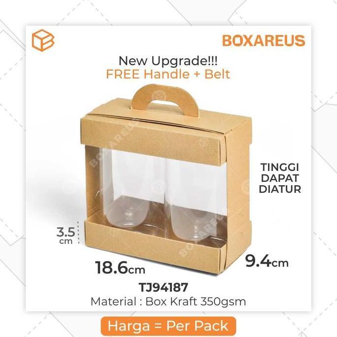 Box Toples Kue Kering Jar Plastik Packaging Kemasan Cookies | TJ94187