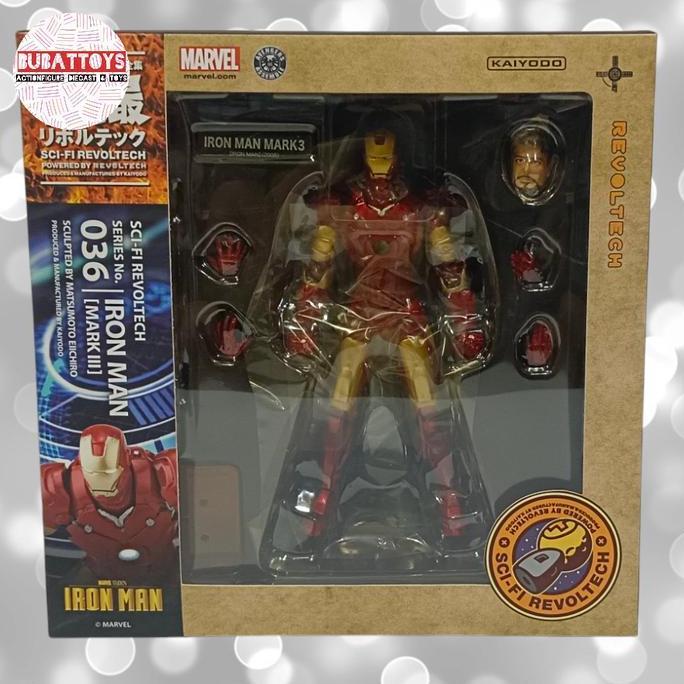 SCI-FI REVOLTECH MARVEL IRON MAN MARK 3 ORIGINAL ACTION FIGURE