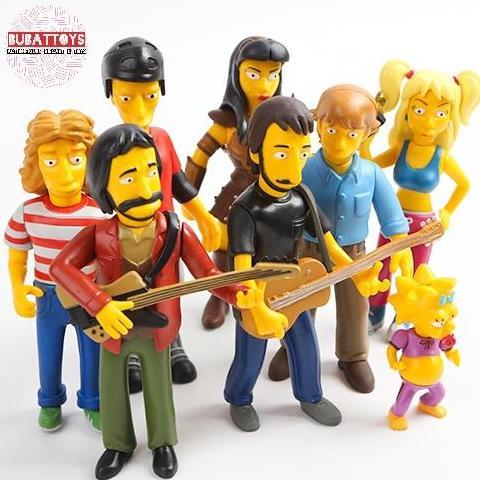 ACTION FIGURE THE SIMPSONS SET ORIGINAL