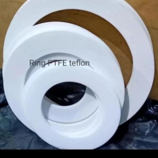 Ring Teflon PTFE - Gasket Ring Teflon OD 14 mm x ID 10mm, Tebal 0,5mm
