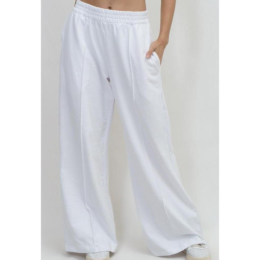OCWA BEY FLARE SWEATPANTS WHITE