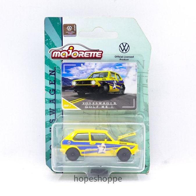 Majorette Volkswagen Edition Volkswagen Golf MK 1 Bilstein Original Diecast Mobil Mainan Anak Koleks