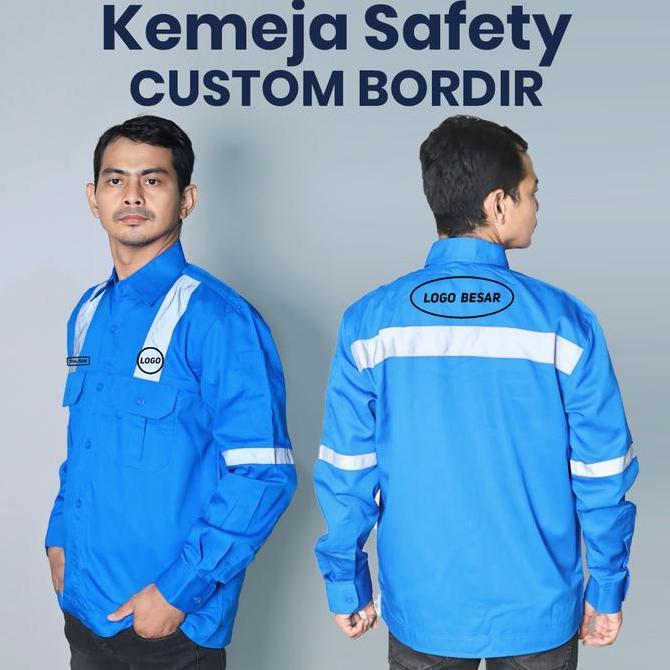 Seragam Lapangan / Baju Tambang / Weaack Safety Custom Bordir Model 09