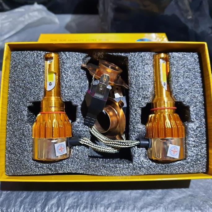 Lampu H4 dan H11 Mobil 2 Warna Putih dan Kuning