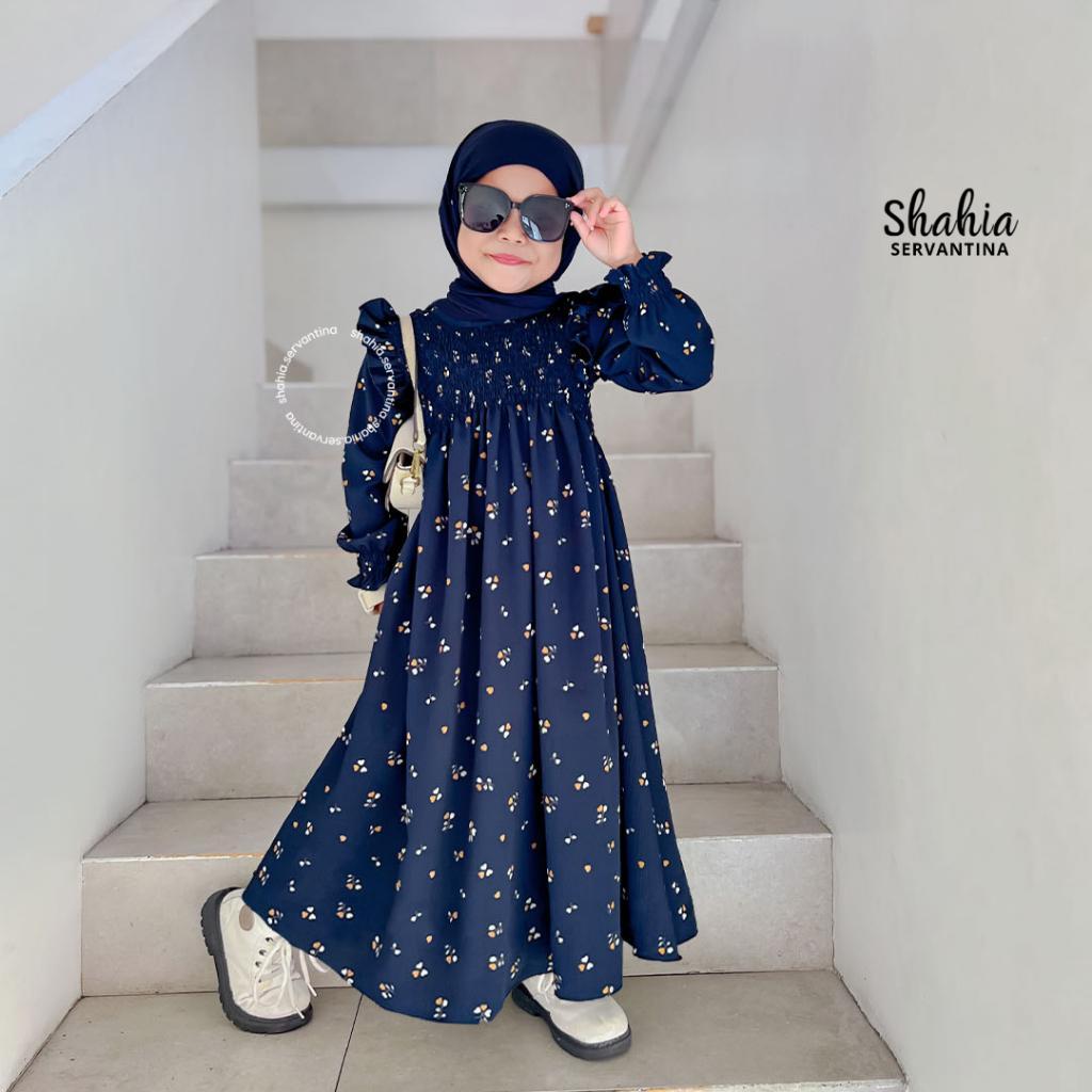 Shahia Servantina - Lovisa Dress Gamis Anak Perempuan Couple Mom & Kids