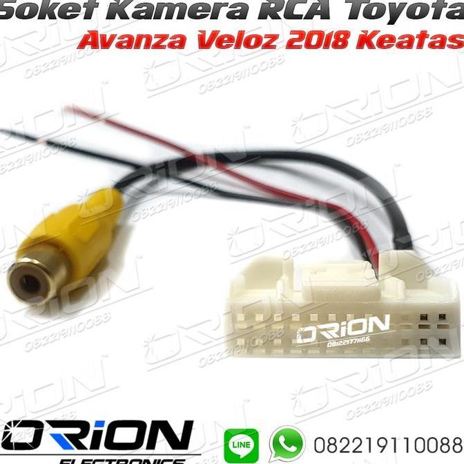 Soket RCA Kamera Mundur New Veloz 2019 Soket Kamera Avanza Veloz