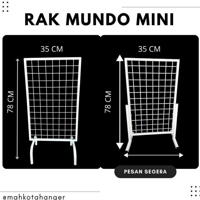 RAK MUNDO MINI / RAK DISPLAY ETALASE/MINI LOKET DISPLAY