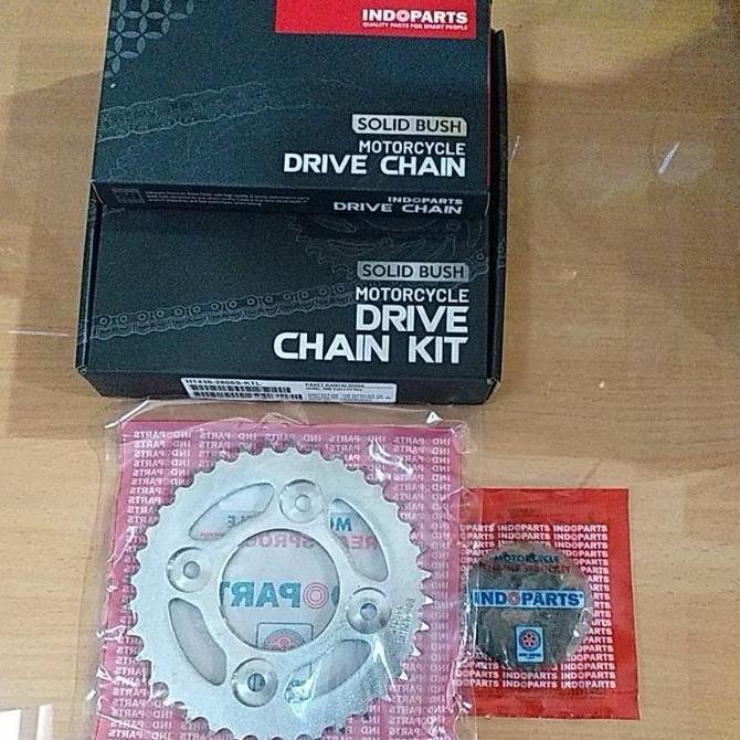 Indoparts GEAR SET DID HONDA SUPRA FIT NEW REVO 100 SUPRA X 125 428H 36T 38T 40T Rantai Motor Kualit