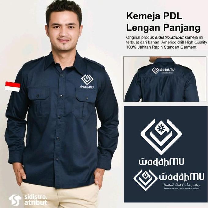 Kemeja PDL PT Seragam Kerja Bordir - Baju Safety
