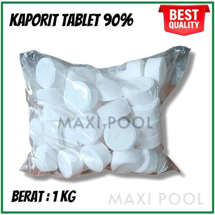 Ledeng- Kaporit Tablet Kecil / Klorin Tablet 90% / Kaporit Tablet / Penjernih