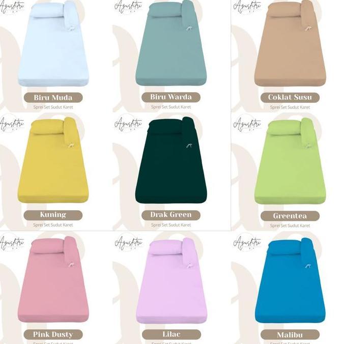 Sleep- Sprei Polos Single 100X200X30 Bed Aesthetic