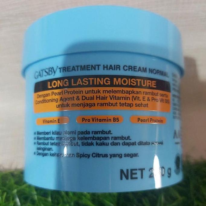 Letssist- Gatsby Treatment Hair Cream /1 Pcs/ Gatsby Thc 250 Gr ( Biru Besar )/ Minyak Rambut Pria U