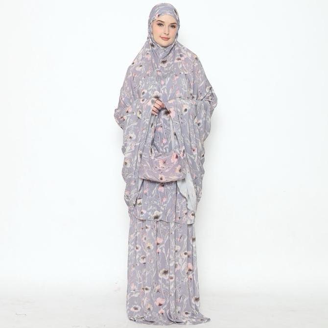 Sendtoday- Okeda Shop - Danilla Prayer Set Mukenah - Mukenah Wanita Mewah Sutra Alat Sholat Rayon