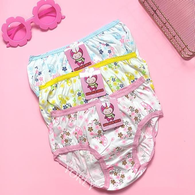Duniaank- Celana Dalam Anak Perempuan Golden Nick Cd Golden Nick Renda