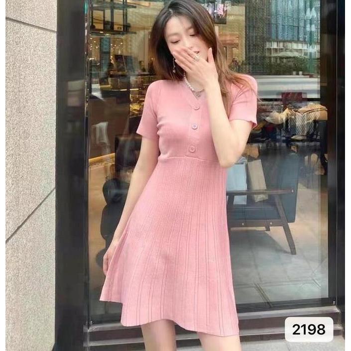 Xyxy- Ajw [Sba] Mini Dress Rampel Kekinian | Dress Vintage Simple Kekinian Lengan Pendek | Drees Sim