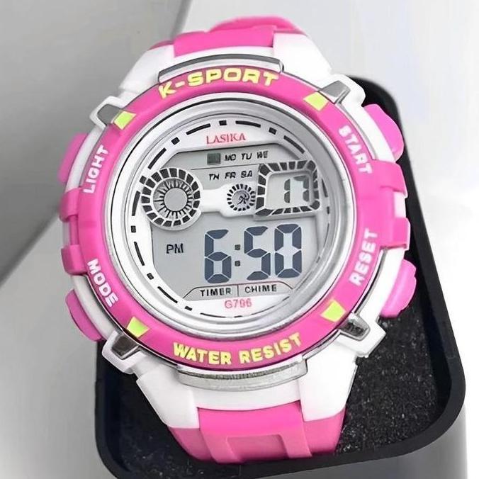 Terpopuler- Jam Tangan Anak Wanita / Pria Ukuran Kecil Strap Rubber Tahan Air