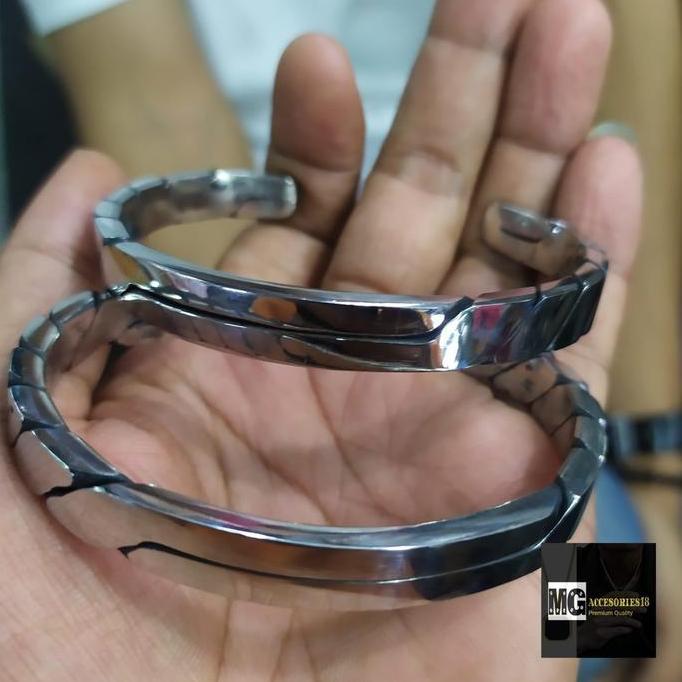 Cod,Bisa- Mg Gelang Baja Monel Papua Stainless Stell Pria Macho/Gelang Keren Antiakrat Terbaru Dewas
