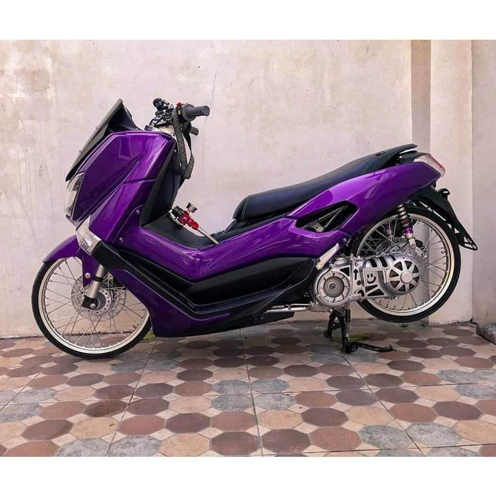 garansi` sticker skotlet motor warna ungu purple candy metalic sticker ungu metalik candy