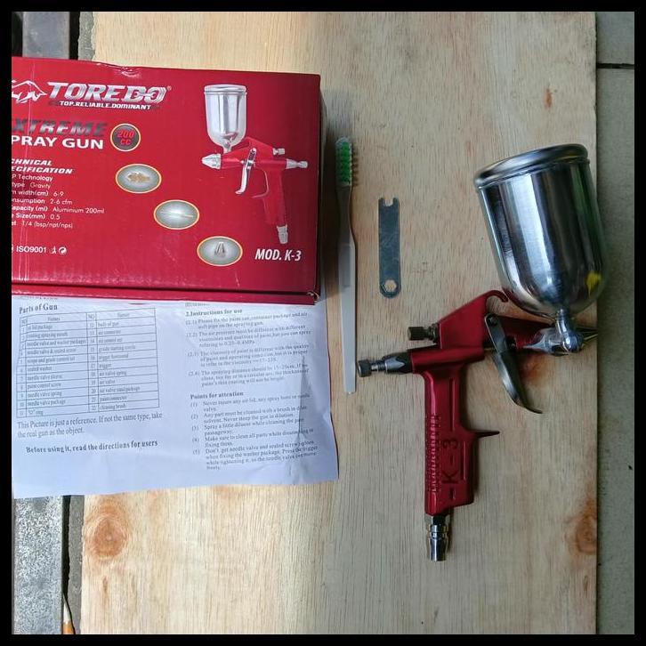 TERLARIS SPRAYGUN TOREDO K3 MODEL MEIJI JAPAN SPRAY CAT 