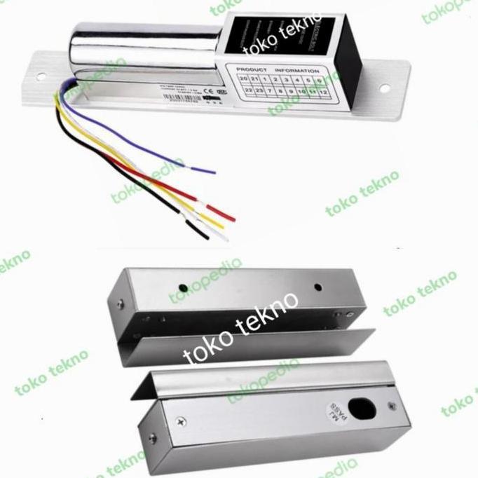 Helloby- Dropbolt 5 Wire + Breket Dropbolt Pintu Kaca - Akses Door ( 1 Set )