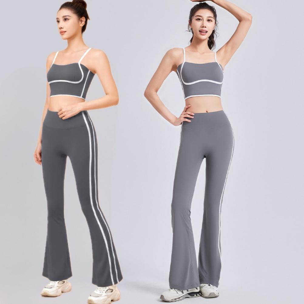 MOON Kylie Set Bra Celana Panjang Pakaian Wanita Sport Olahraga Pilates/Yoga/Gym