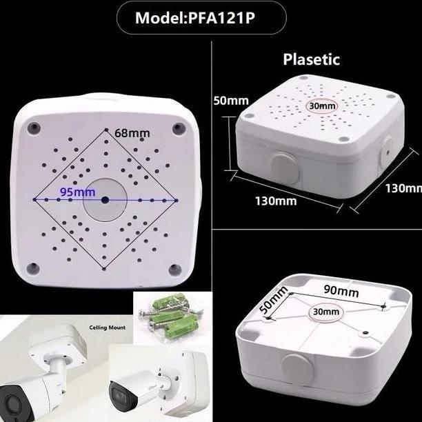 Helloby- Duradus Cctv Outdoor Indoor Junction Box Cctv Outdoor Indoor Tebal Putih