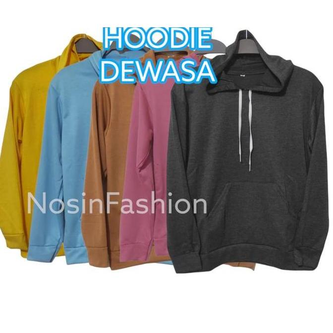 Fwbgy- Nf / Sweater Hoodie Polos Dewasa / Bahan Baby Terry