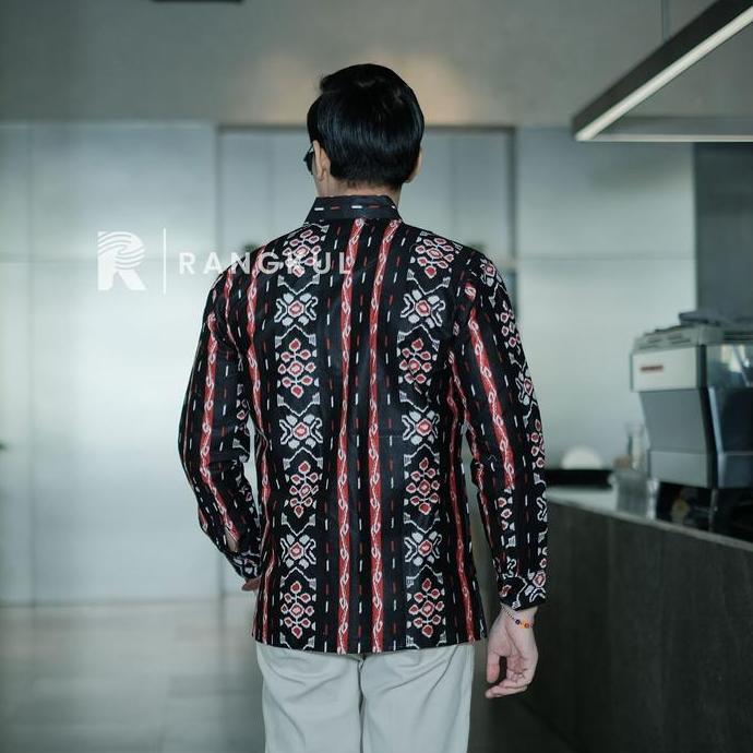 Viral  Baju Batik Couple Pria Dan Wanita Seragam Kantor Lurik