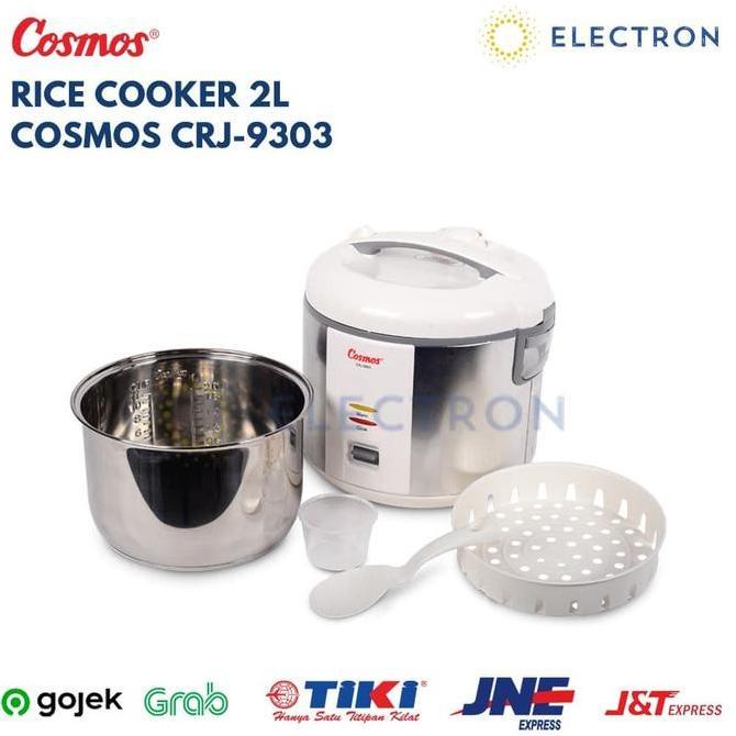 Jaya- Cosmos 2L Crj9303 Crj 9303 Crj-9303 Rice Cooker Magic Com Stainless