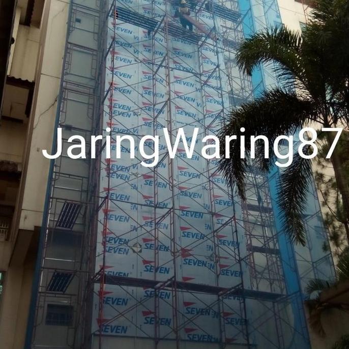 Jaring proyek 50m.Polynet hitam.Safety net