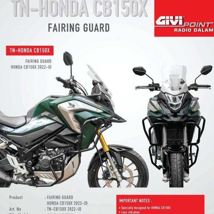 Crashbar Cb150X Original Givi Tubular Honda Cb150X Original Dan Terpercaya