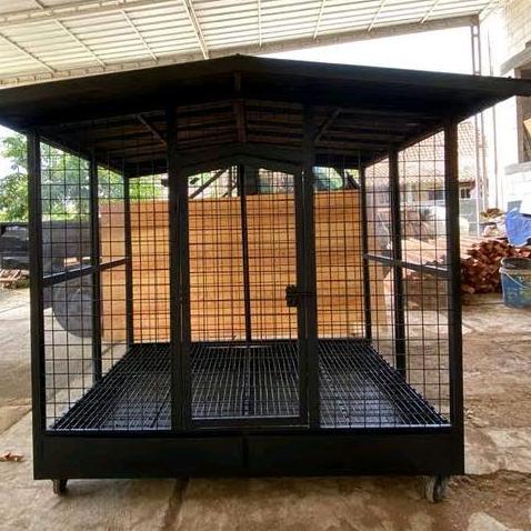 Kandang anjing besi kandang doggy kandang hewan besar
