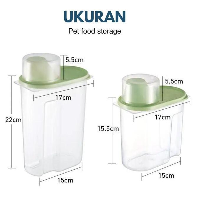 Pet Food Storage - Tempat Penyimpanan Makanan Kucing Anjing