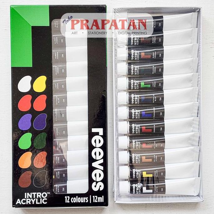 Cat Akrilik Set Reeves Intro 12X12Ml | Reeves Acrylic Set