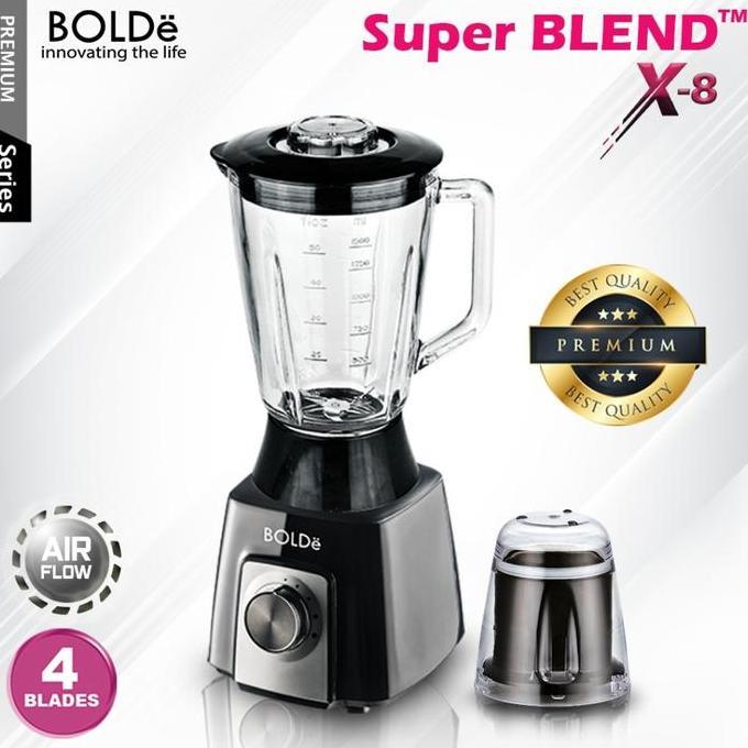 Jaya- Blender Kaca Bolde Super Blend X8 2 In 1 Blender Superblend Bolde