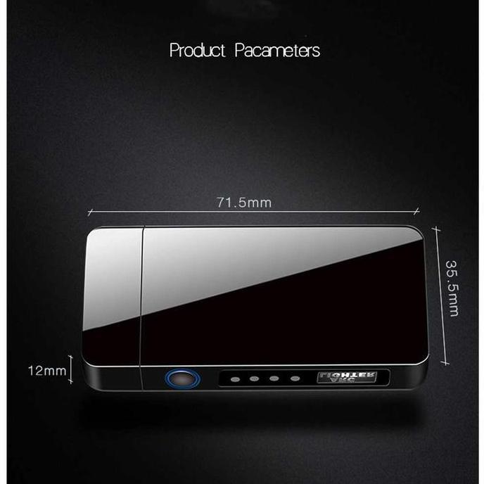 Korek Api Mancis Elektrik Pulse Plasma Lighter Rechargeable Bisa Cas [terbaik]