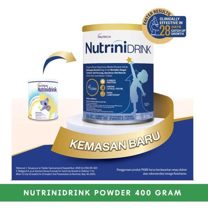 Nutricia Nutrinidrink Cair 200ml - Vanila, Coklat dan Stroberi