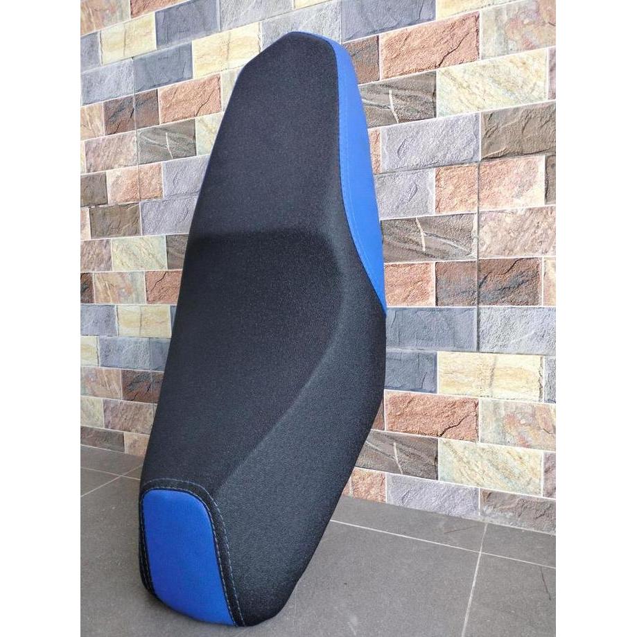JOK BEAT FI MODEL ROADRACE TINGKAT DOUBLE SEAT KULIT AMPLAS SIAP PASANG Motor- jok beat deluxe custo