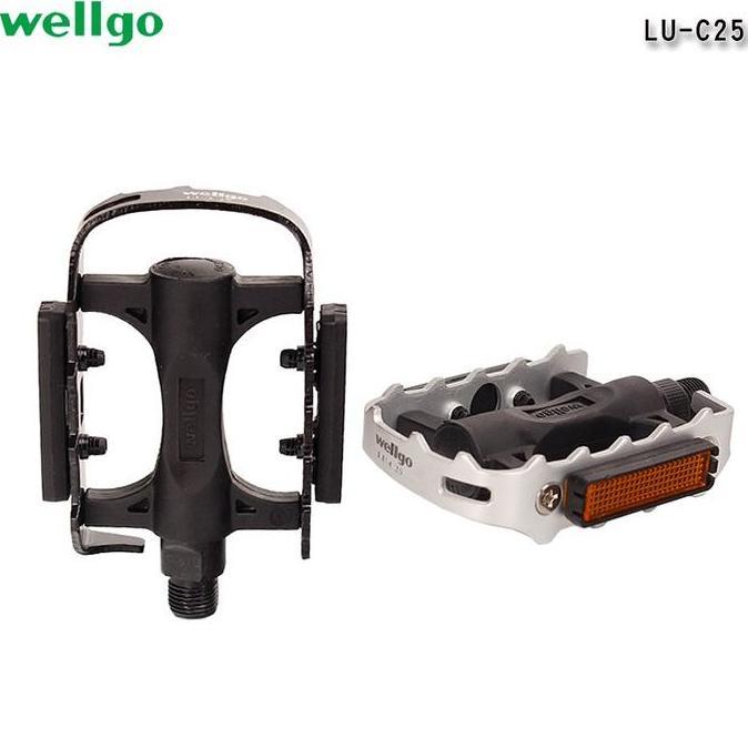 pedal WELLGO LU-C25 LUC25 ball bearing seli mtb promend rockbros raze