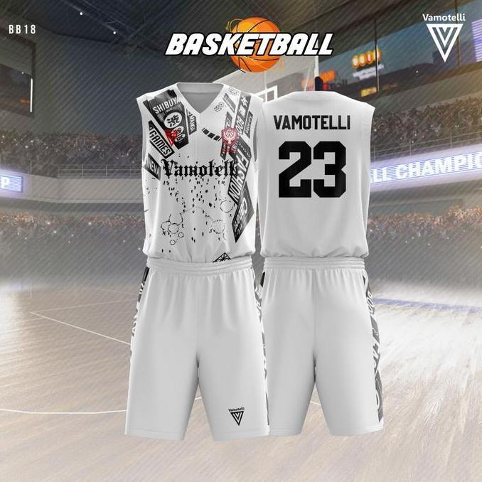 Vamotelli Basketball Jersey - Ultimate Performance Series (TERBAIK) (TERBARU) (TERMURAH)
