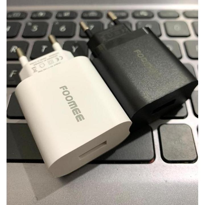 Promo Foomee Ca13 Travel Charger 1.5A 1 Usb Port (1 Toples Isi 18 Pcs) Safety Output Charger Origina