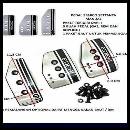DISKON PEDAL GAS RACING SETTANTA METRIC/MANUAL MOBIL TIMOR KIA 