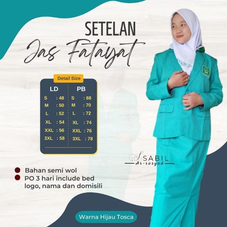 Promo Setelan Jas Fatayat Jas Fatayat Nu