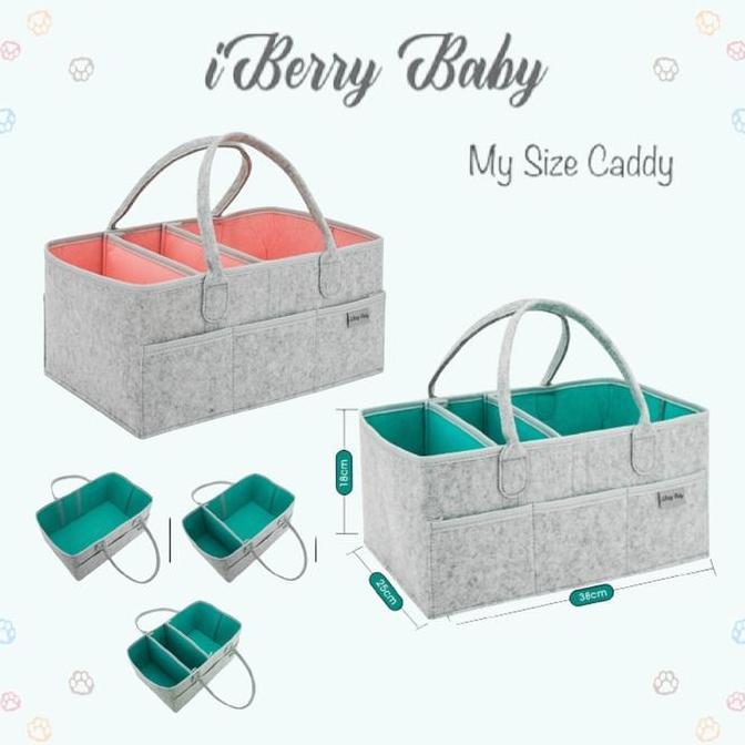 Iberry My Size Caddy Oval - Diaper bag / tas perlengkapan bayi