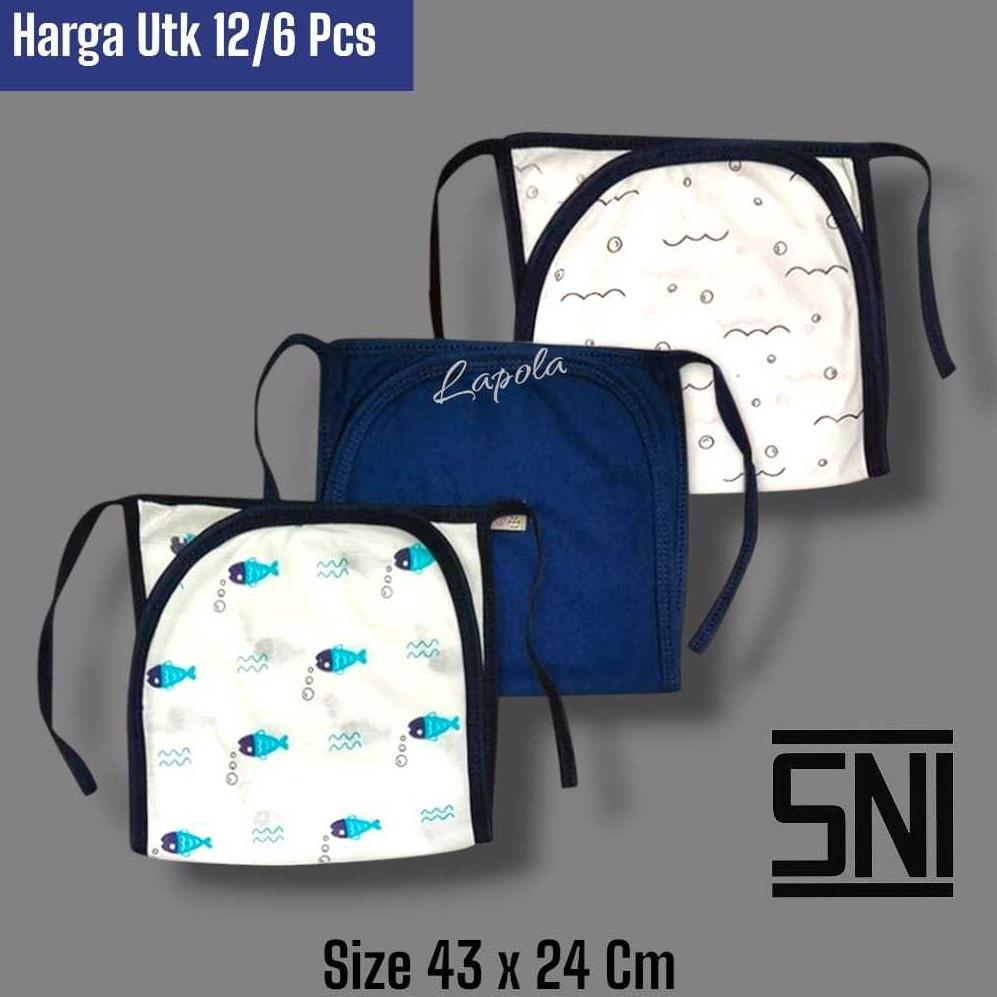 Saless Isi 1Lusin/6Pc Popok Bayi Seri Abu Seri Coklat Seri Hijau Seri Navy Sni Popok Kain Tali Katun