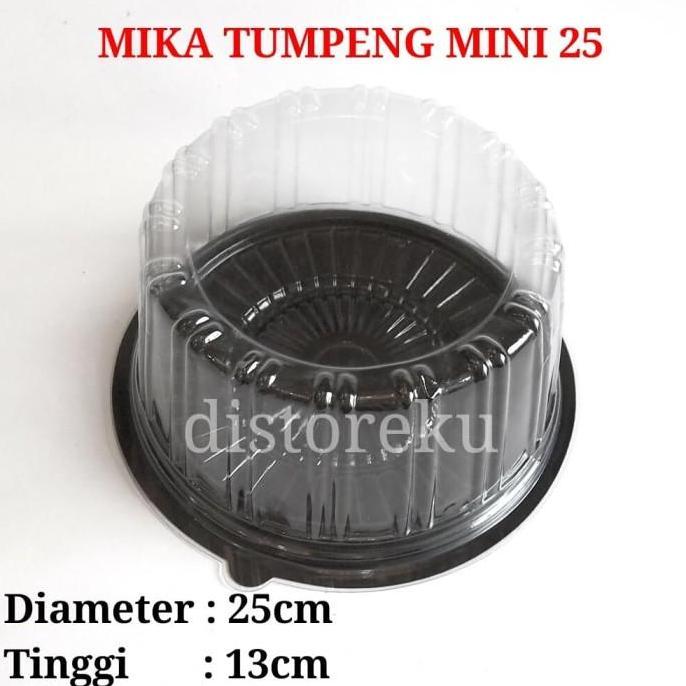 Thebest- Mika Tumpeng Mini CT 25 Mika Tumini Cake Tray Mika Kue Tart Bulat 25