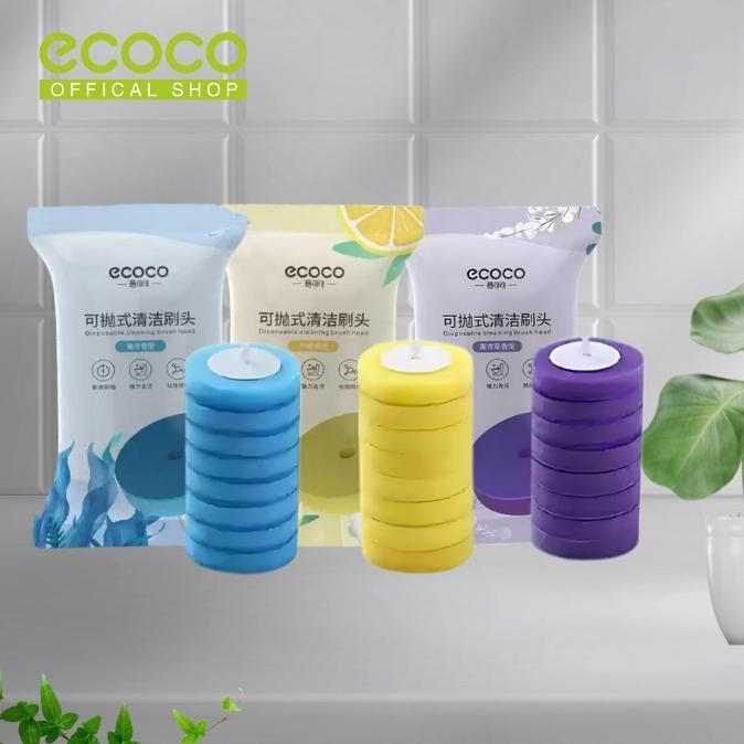 ECOCO Refill Head Disposable Toilet Brush - Refill Sikat pembersih Refill Toilet Wangi Higienis Muda